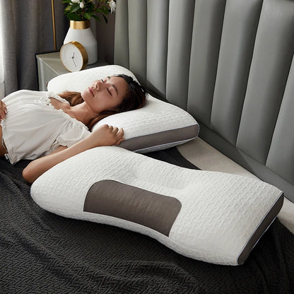 Orthopedic Fiber Therapy Neck Protection Pillow