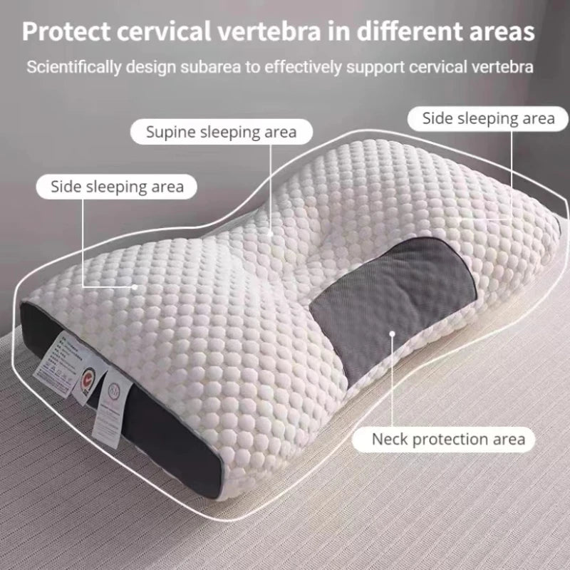 Orthopedic Fiber Therapy Neck Protection Pillow